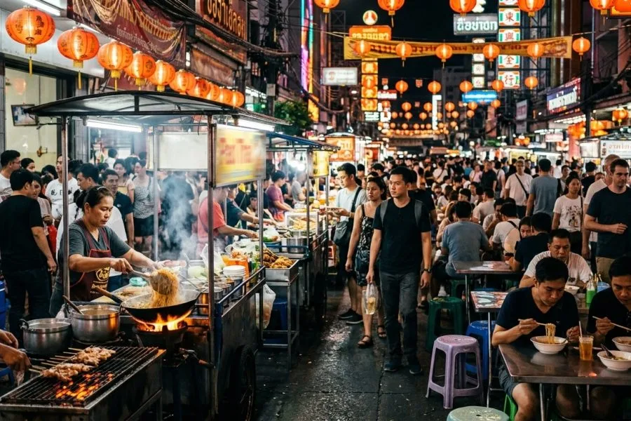 Bangkok po zmroku