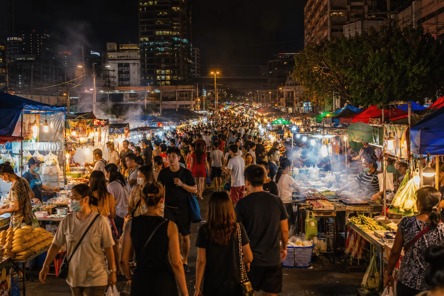 Nocny Market Bangkok z AsiaTrop.pl