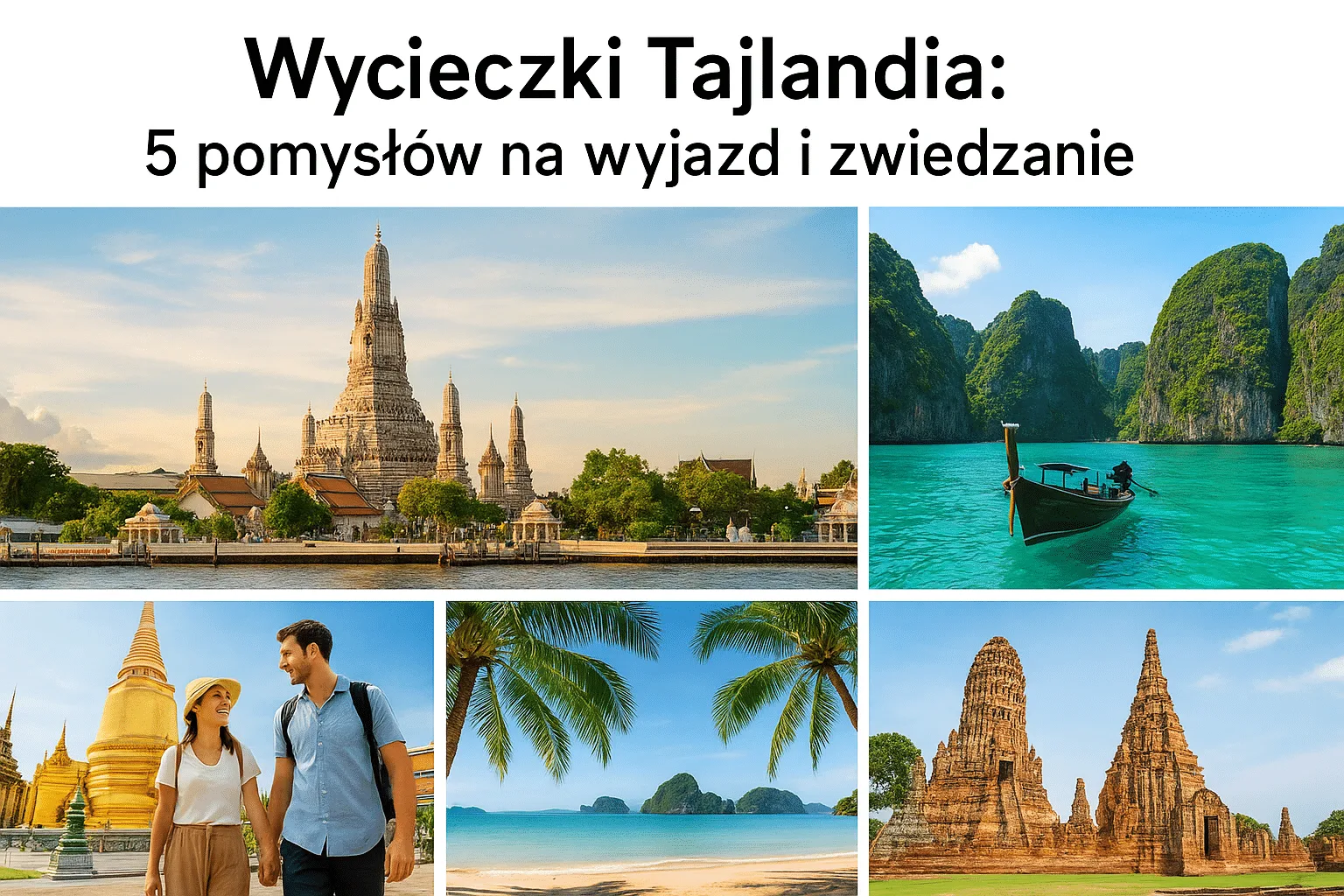 Wycieczki Tajlandia: 5 pomysłów na wyjazd i zwiedzanie