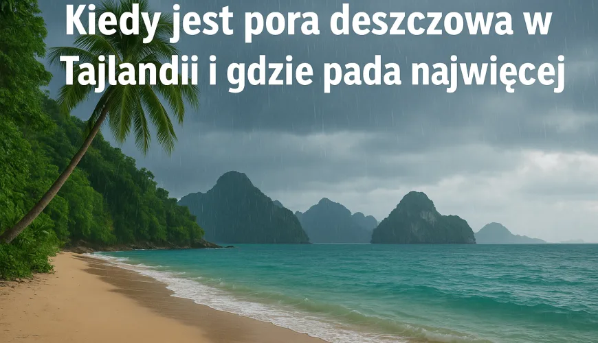 Kiedy jest pora deszczowa w Tajlandii i gdzie pada najwięcej