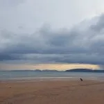 Mapa Tajlandii z zaznaczonymi regionami monsunowymi