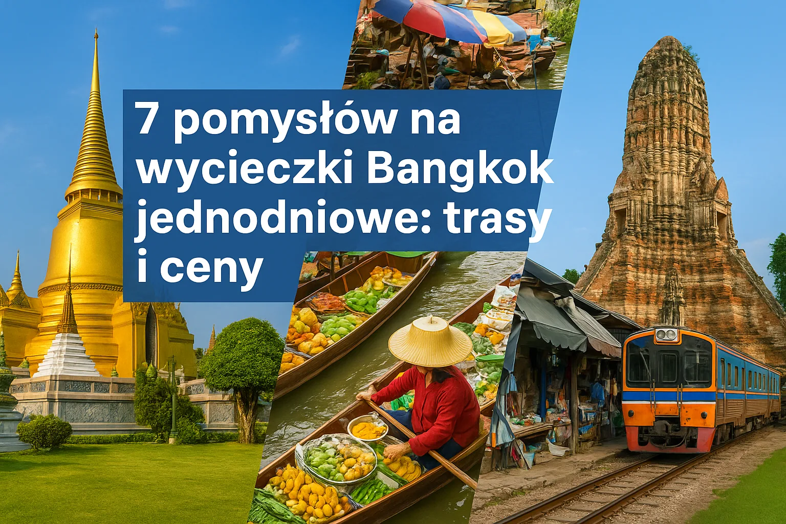 7 pomysłów na wycieczki Bangkok jednodniowe: trasy i ceny