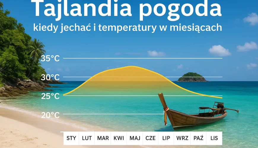 Tajlandia pogoda: kiedy jechać i temperatury w miesiącach