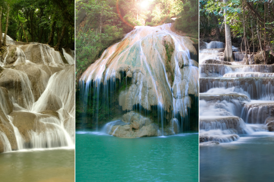 Wodospady Erawan – turkusowe kaskady Tajlandii