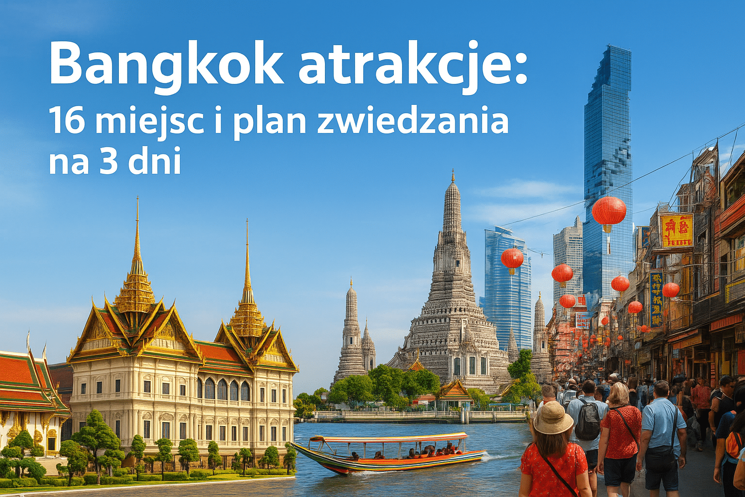 Bangkok atrakcje: 16 miejsc i plan zwiedzania na 3 dni