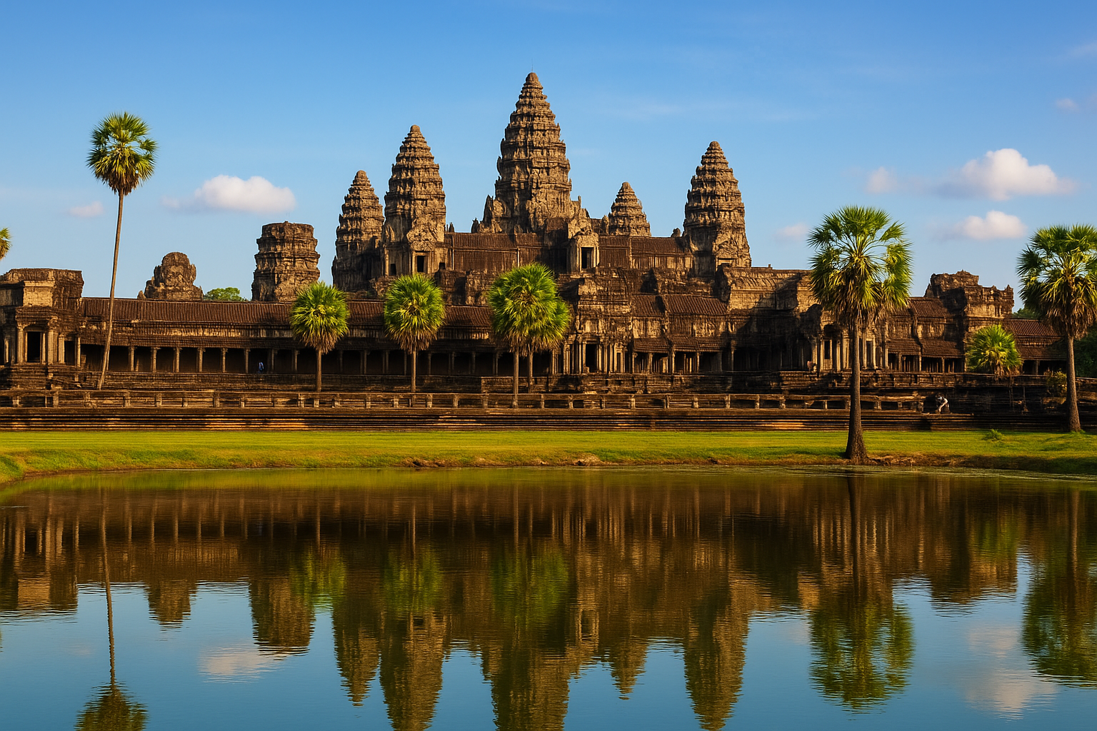 Angkor temple planning and visitor route