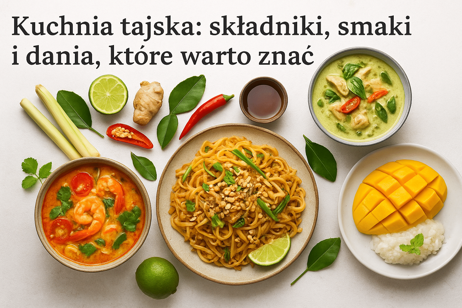 Kuchnia tajska: składniki, smaki i dania, które warto znać