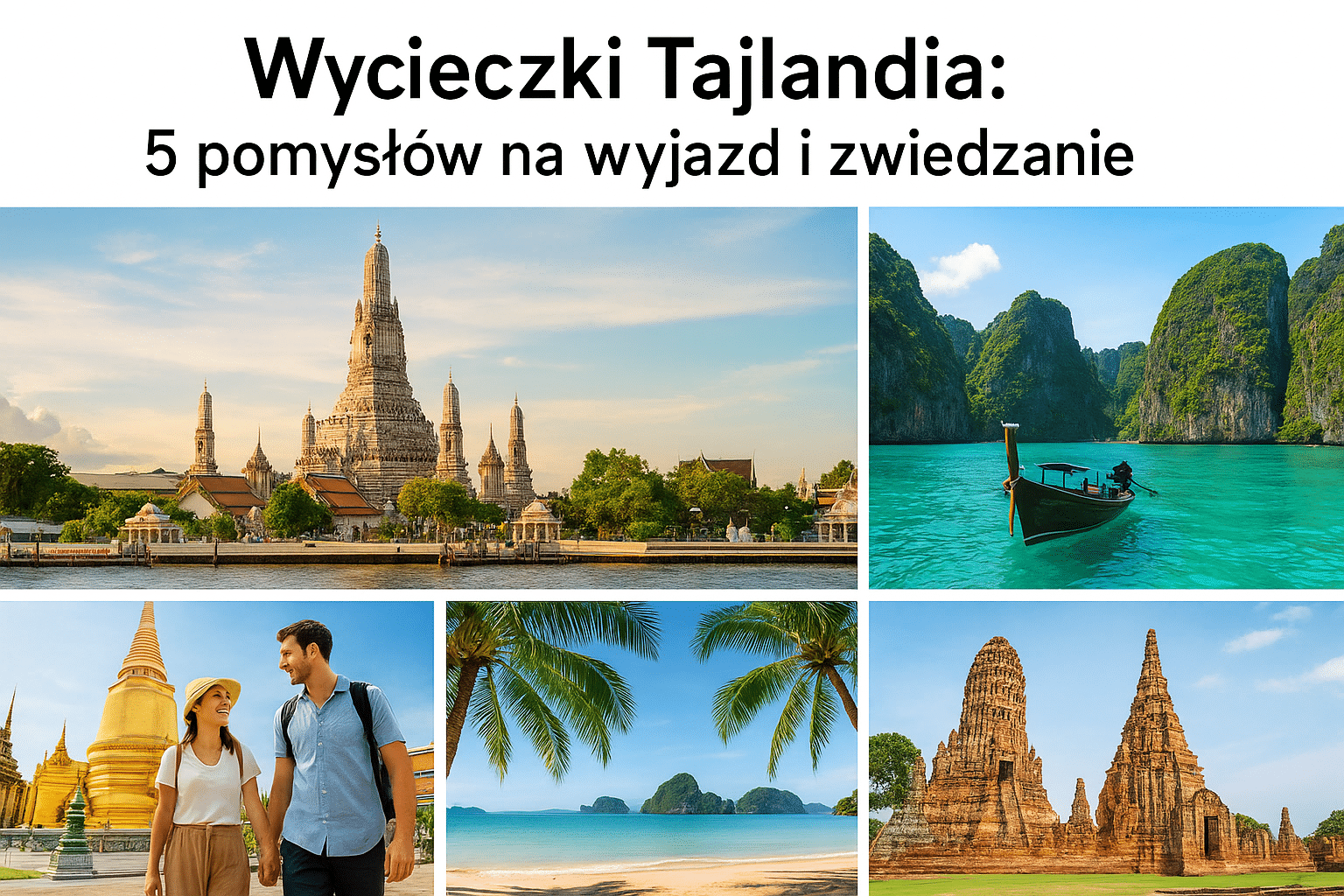 Wycieczki Tajlandia: 5 pomysłów na wyjazd i zwiedzanie