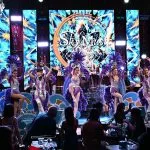 Cabaret performers on stage in Thailand