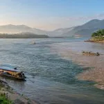 The Mekong and Ruak rivers at Thailand's Golden Triangle near Sop Ruak