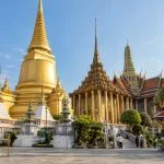 Grand Palace and Wat Phra Kaew complex in Bangkok in the morning
